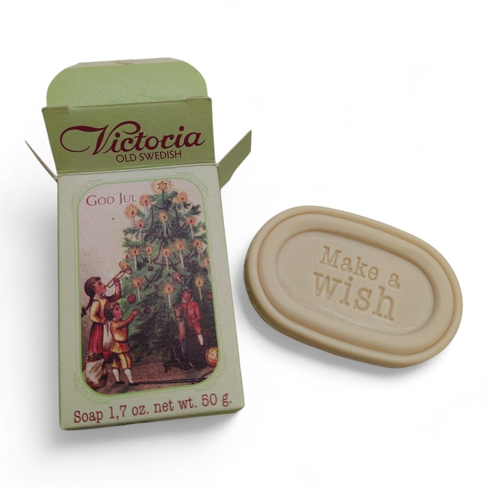 Victoria Swedish God Jul Soap • Christmas Bar • Made‎ in Sweden • New in Box